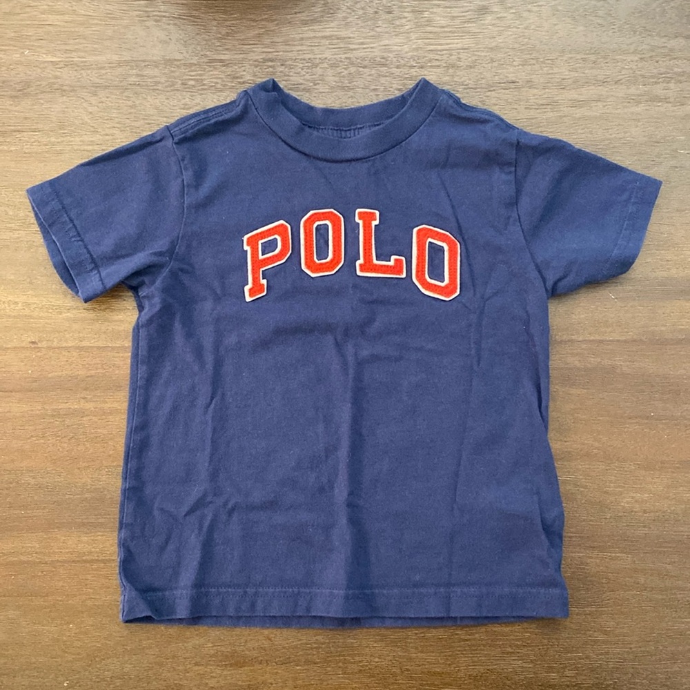 Navy Polo Ralph Lauren Tee Size 2/2T